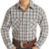 Panhandle Boys' Plaid Snap Shirt
