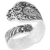 Montana Silversmiths Heirloom Spoon Open Ring