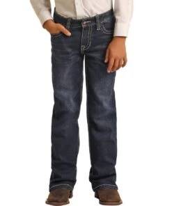 Rock & Roll Cowboy Boys' BB Gun Bootcut Jean