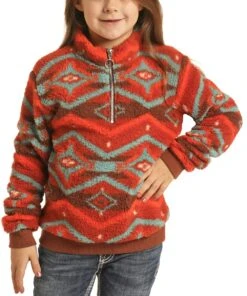 Panhandle Girls' Sherpa Pullover