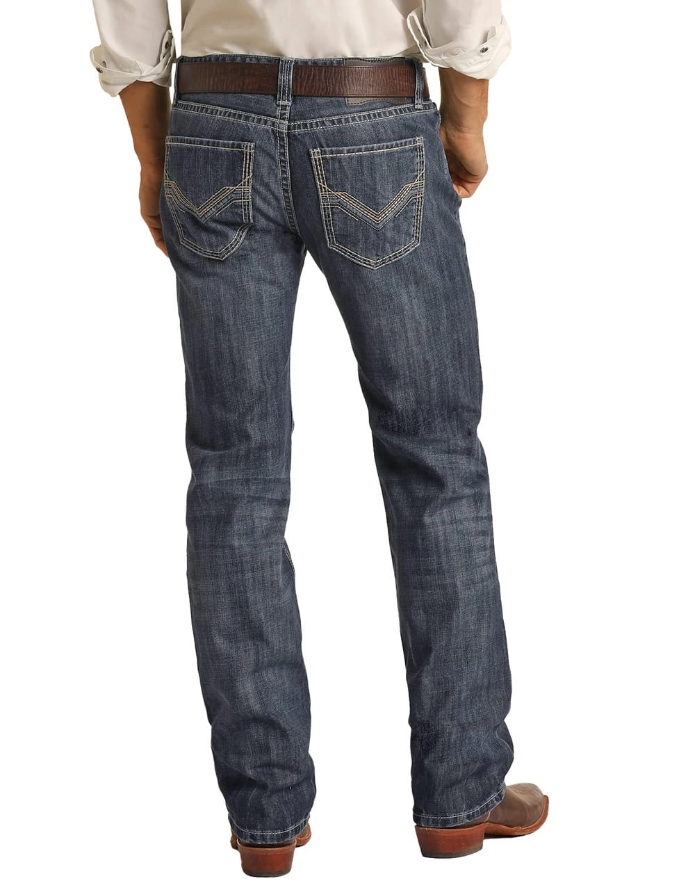 Rock & Roll Cowboy Men's Pistol Straight Bootcut Jean 2 Rock & Roll Cowboy Men's Pistol Straight Bootcut Jean - Image 2