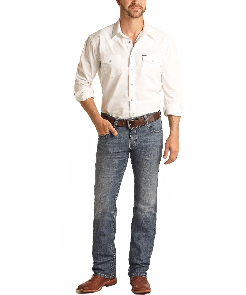 Rock & Roll Cowboy Men's Straight Leg Jean 1 Rock & Roll Cowboy Men's Straight Leg Jean