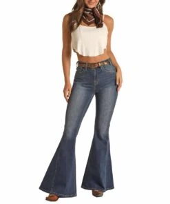 Rock & Roll Cowgirl Women's Bell Bottom Jean