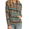 Rock & Roll Cowgirl Women's Aztec Hoodie