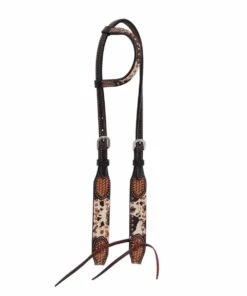 Rafter T Ranch Cowhide Single Ear Headstall
