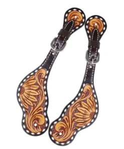 Rafter T Ranch Women's Floral Spur Straps