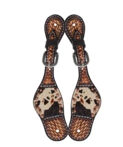 Rafter T Ranch Kids' Tooled Spur Strap