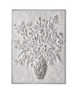Ganz Embossed Floral Wall Décor