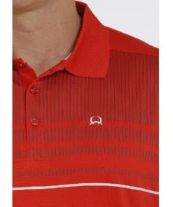 Cinch Men's Red Arenaflex Polo Shirt 5 Cinch Men's Red Arenaflex Polo Shirt -Fashion Shop mtk1834002 c