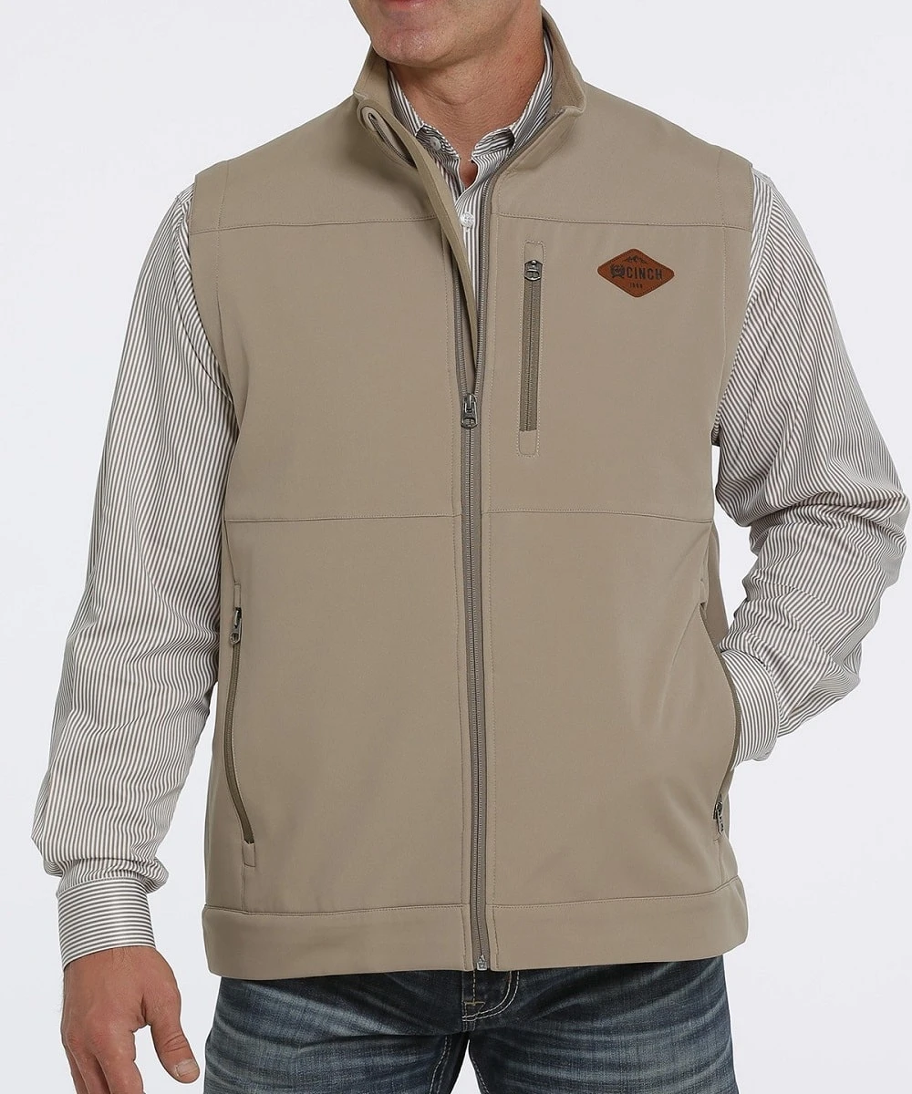 Cinch Men's Concealed Carry Bonded Vest 1 Cinch Men's Concealed Carry Bonded Vest