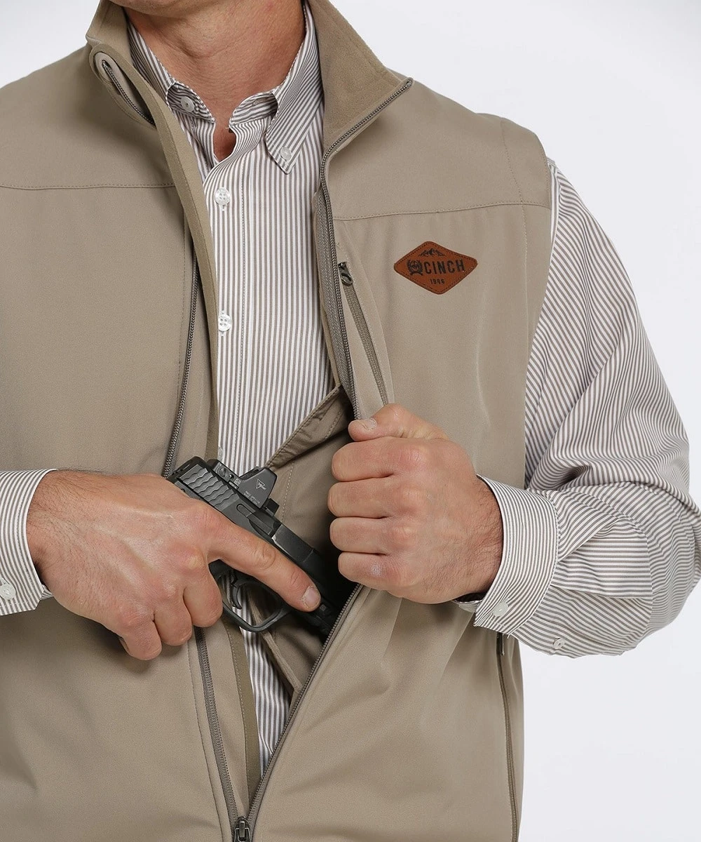 Cinch Men's Concealed Carry Bonded Vest 2 Cinch Men's Concealed Carry Bonded Vest - Image 2