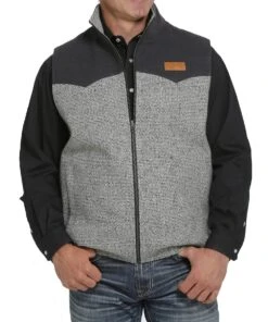 Cinch Men's Big And Tall Wooly Vest