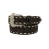 M&F Western Men's Nocona Floral Embossed Black Belt