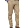 Wrangler Men's Casual Relaxed Fit Flat Front Khaki Pant