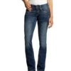 Ariat Women's R.E.A.L. Mid Rise Stretch Entwined Festival Boot Cut Jean