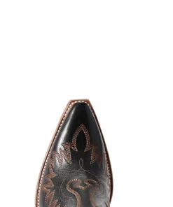 Ariat Women's Dixon Western Boot Black -Fashion Shop products 10029653 toe