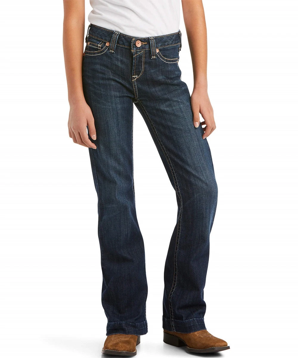 Ariat Girls' R.E.A.L. Kimberly Wide Leg Jean 1 Ariat Girls' R.E.A.L. Kimberly Wide Leg Jean
