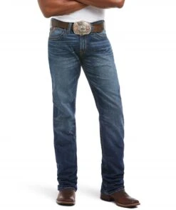 Ariat Men's M4 Low Rise Stretch 3D Calero Fashion Boot Cut Jean