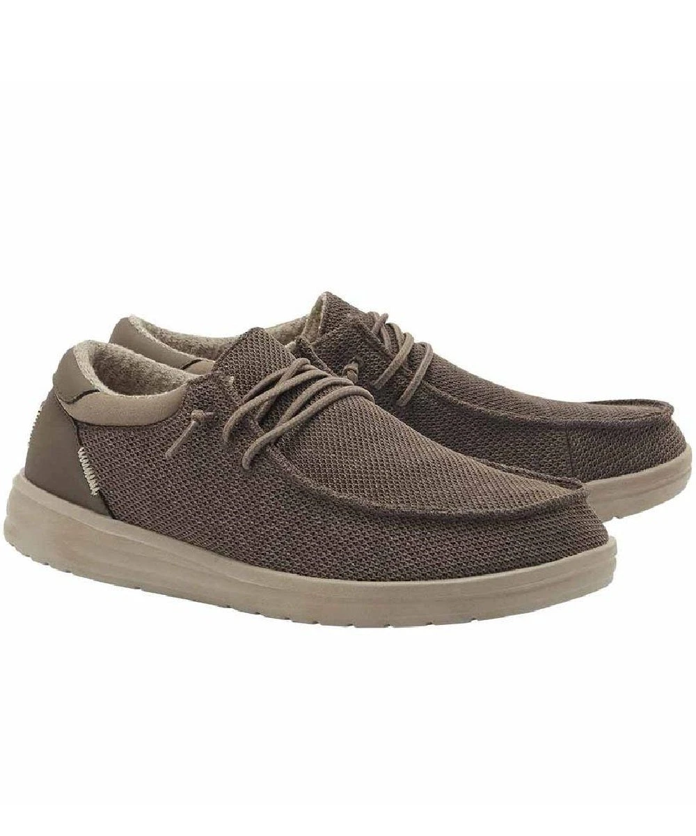 Hey Dude Men's Shitake Brown Paul Sox Shoe 1 Hey Dude Men's Shitake Brown Paul Sox Shoe
