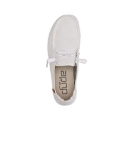 Hey Dude Women's Wendy Chambray White Linen Shoe -Fashion Shop products 121410123 WENDY CHAMBRAY WHITE top