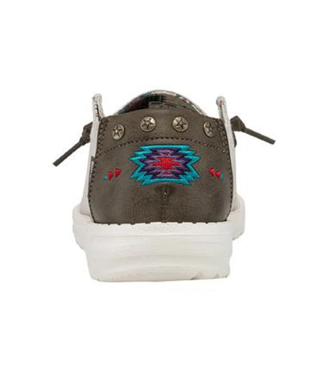 Hey Dude Women's Rodeo Wheat Aztec Wendy Shoe 3 Hey Dude Women's Rodeo Wheat Aztec Wendy Shoe - Image 3