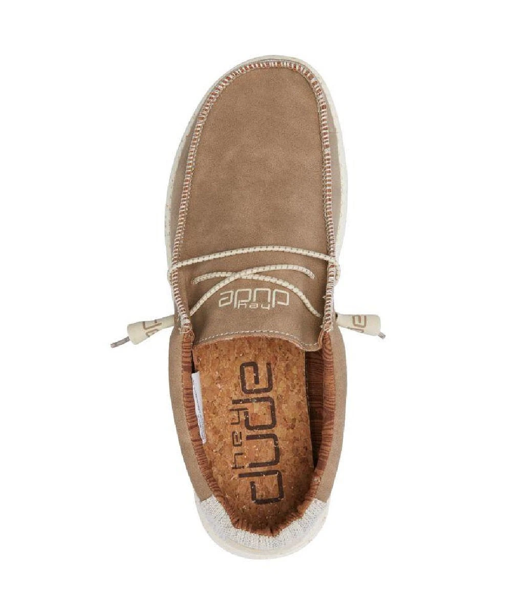 Hey Dude Men's Travertine Wally Recycled Leather Shoe 3 Hey Dude Men's Travertine Wally Recycled Leather Shoe - Image 3