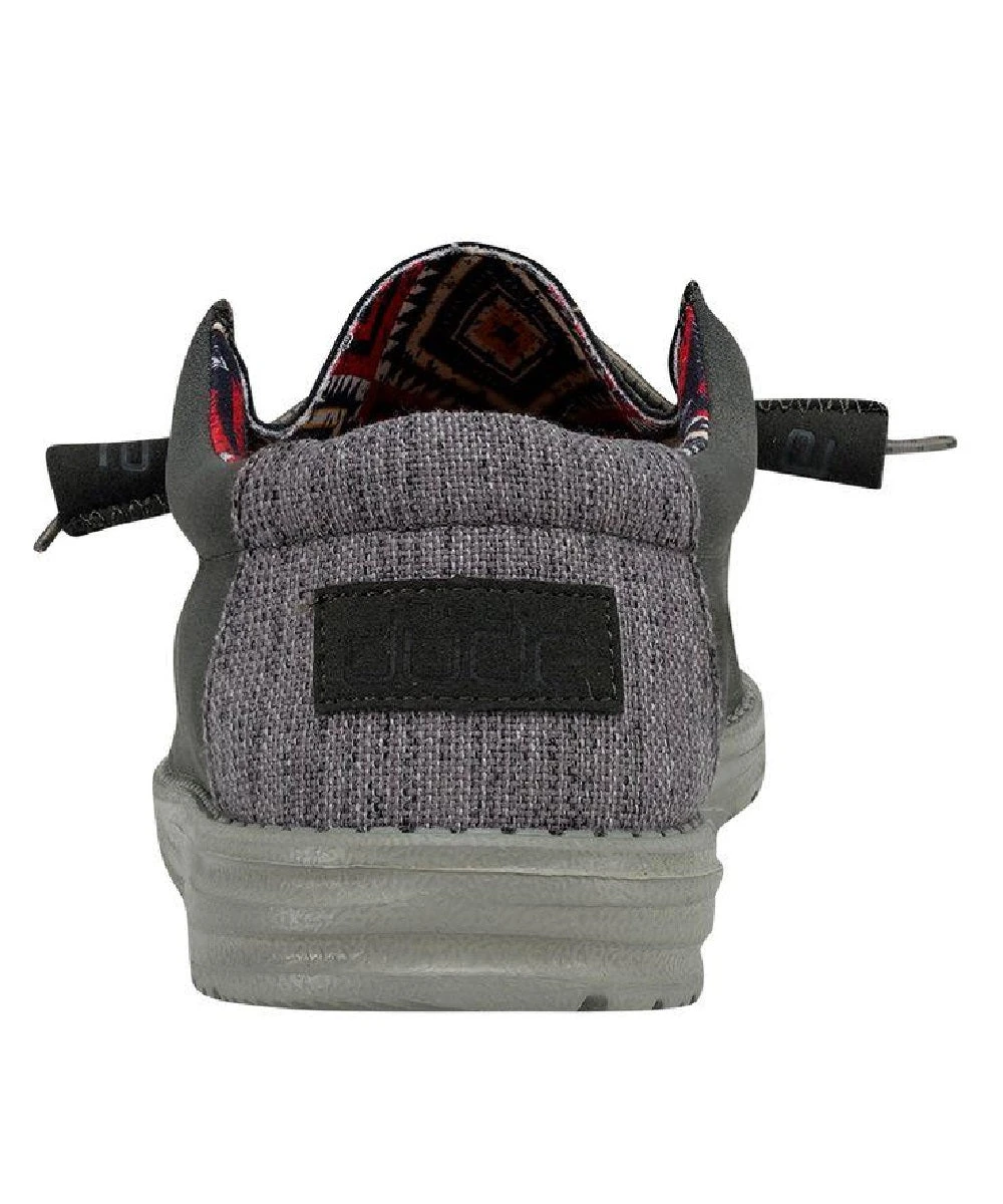 Hey Dude Men's Quarry Wally Recycled Leather Shoe 3 Hey Dude Men's Quarry Wally Recycled Leather Shoe - Image 3