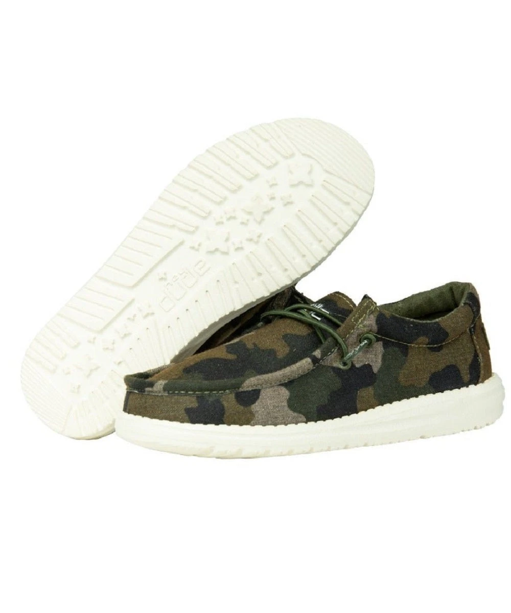 Hey Dude Toddler Camo Wally Shoe 1 Hey Dude Toddler Camo Wally Shoe