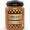 Candleberry Pumpkin Praline Waffles Large Scented Candle Jar