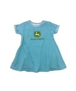 John Deere Girls' Toddler Turquoise Twirl Dress