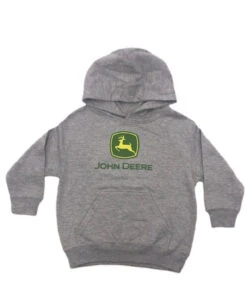 John Deere Youth Pull-Over Hooded Logo Sweatshirt