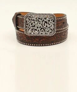 M&F Western Girls' Ariat Embossed Fashion Belt