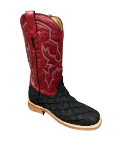 Corral Men's Black Fish With Red Upper Boot