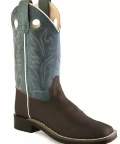 Old West Kids' Ultra Flex Square Toe Boot