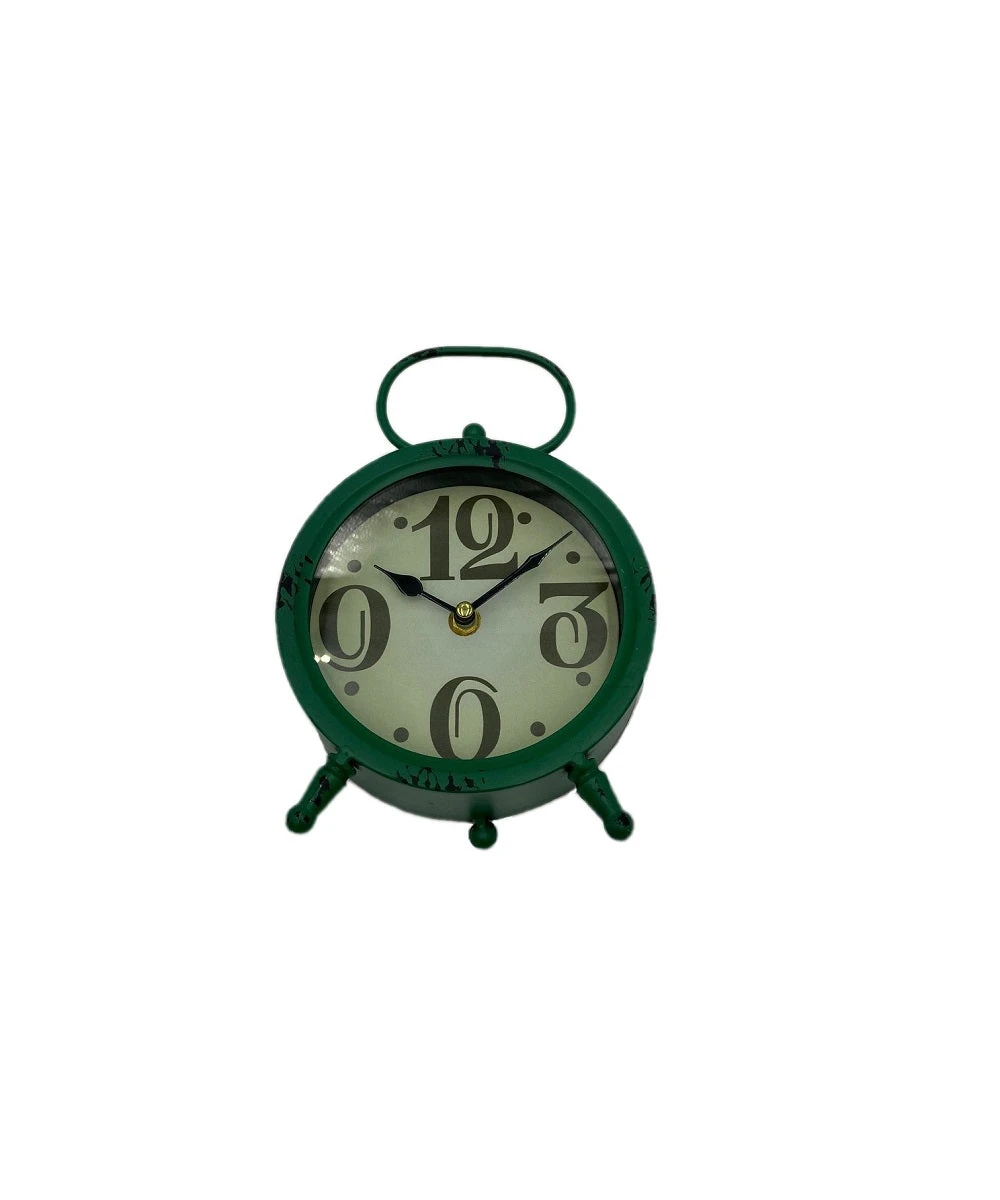 Manual Woodworkers Green Round Table Clock 1 Manual Woodworkers Green Round Table Clock