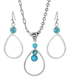 Montana Silversmiths Women's Down To Earth Teardrop Jewelry Set