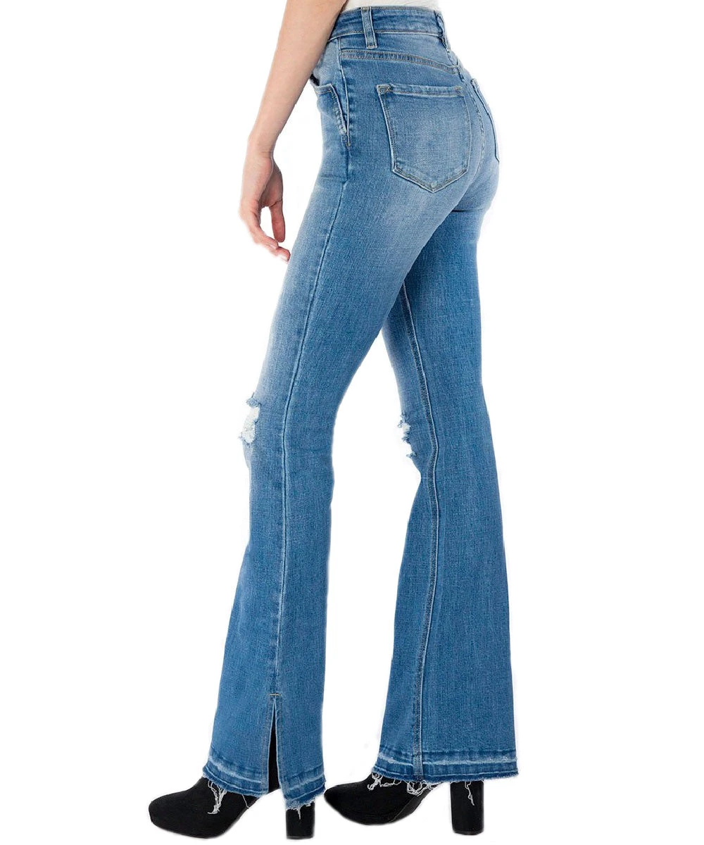 Kancan Women's Bailey High Rise Flare Jean 2 Kancan Women's Bailey High Rise Flare Jean - Image 2
