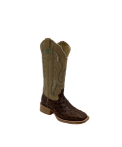 R. Watson Women's Kango Tabac Bruciato Full Quill Boot