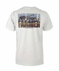 Royce Apparel Men's Turnrows Made A Farmer Pocketed Tee