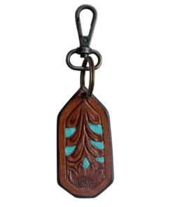 Myra Bags Women's Turquoise Petal Keychain
