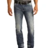 Rock & Roll Cowboy Men's Reflex Revolver Slim Fit Jean