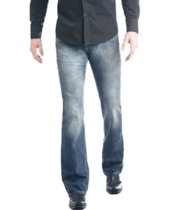 Rock & Roll Cowboy Men's Pistol Boot Cut Jean