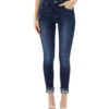 Kancan Women's Mid Rise Ankle Skinny Jean