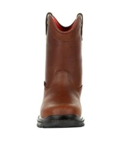 Rocky Men's Rams Horn Waterproof Composite Toe Pull On Work Boot -Fashion Shop products rkk0315front