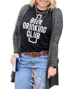 Texas True Threads Striped Suzy Cardigan