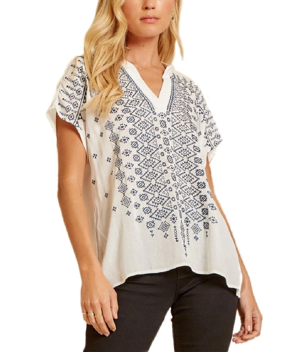 Fashion Shop -Fashion Shop t10200 ivory navy a
